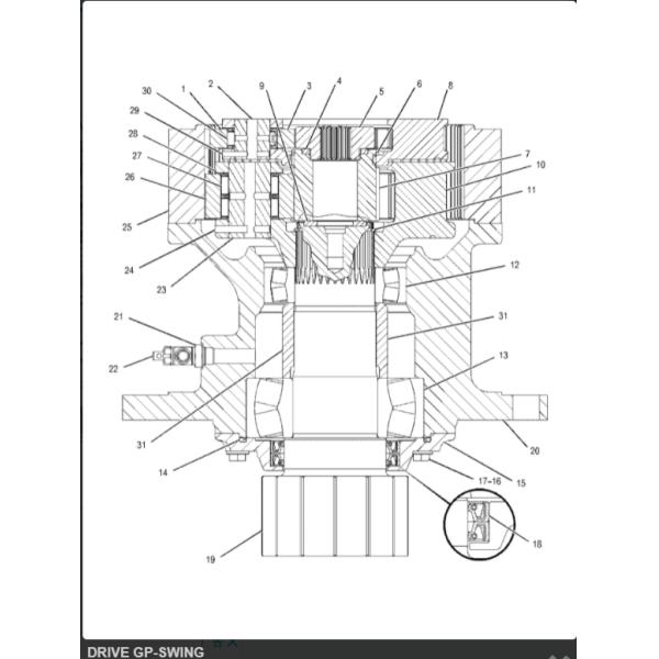 1484644 199-4701 2276116 2966299 2813588 Excavator Swing Gearbox For E320C E320D E318C E323D