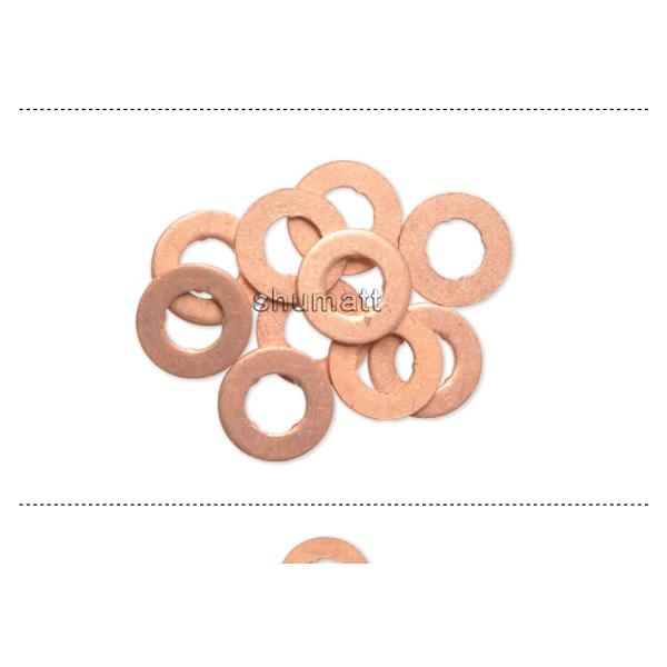 OEM new Injector Heat Schield Gasket Copper Washer Shim F00VC17503 for 0445110020/028/029 injector