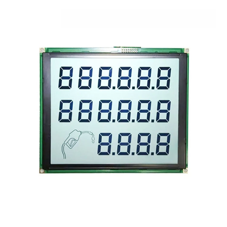 16-Digit TN Segment Fuel Dispenser LCD Display  Modules