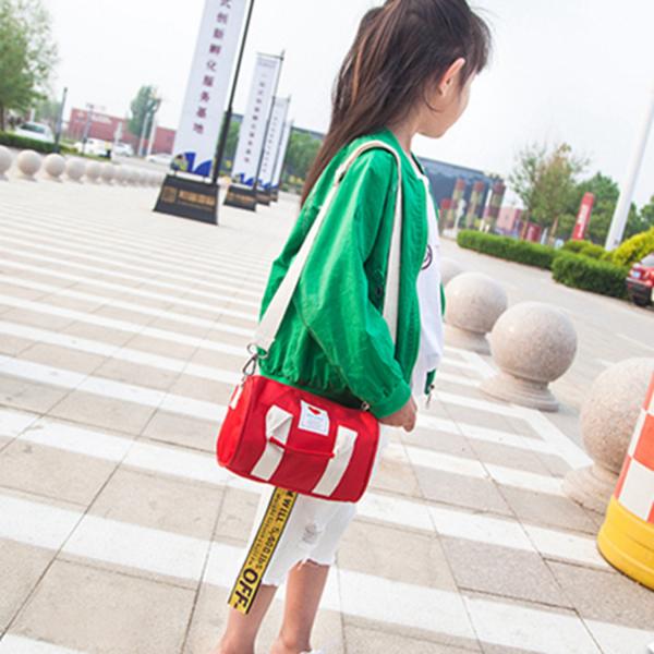 Super fire new bungee bag summer Korean version of waterproof twill bag parent-child travel light letter backpack