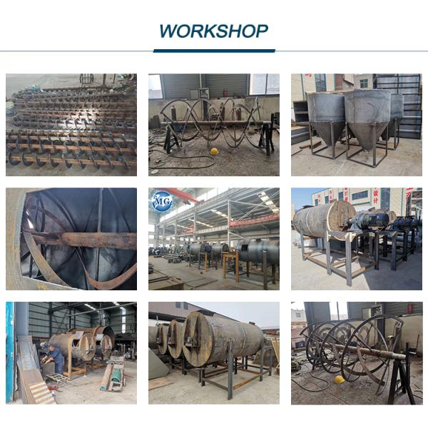 1 à 3 T / lot de mélangeur à ruban spriale Machine de mélangeur de plaque de plâtre à la paroi