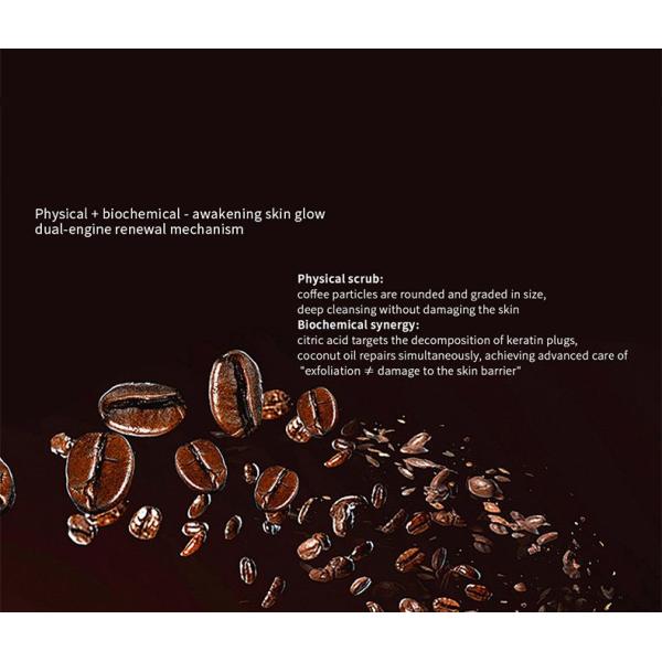 Fresh Coconut Coffee Body Scrub Exfoliator Skin Rejuvenation OBM
