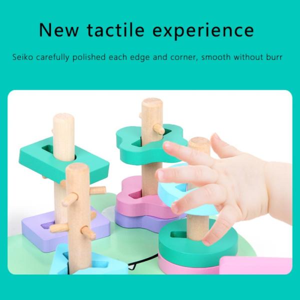 Cognitive Crocodile Bear Shape Early Education Puzzle