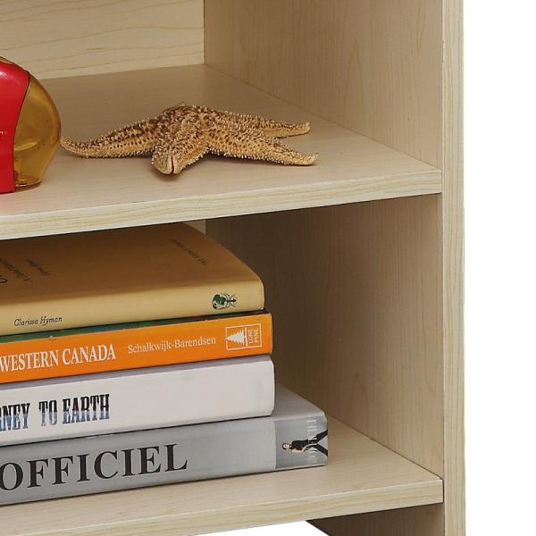 Durable Wooden White Small Night Stands 3 Tier Shelves Environment Friendly