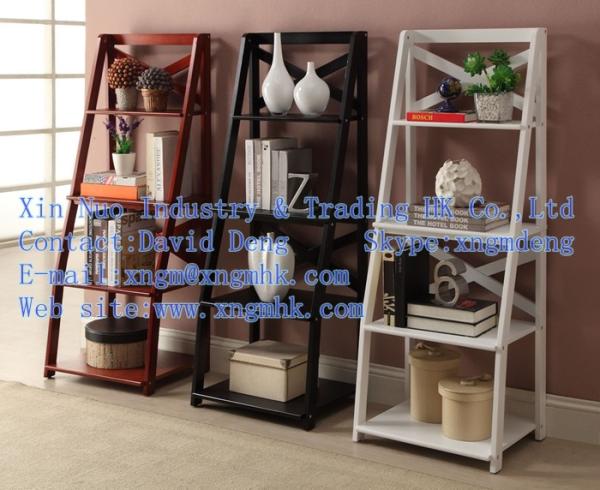 Living room furniture, wooden bookcases, study furniture, shelving, flower racks