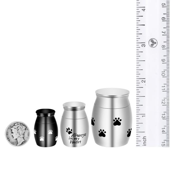 Stainless Steel Pet Urns / Small Pet Urn Customized Logo For Animal Ashes