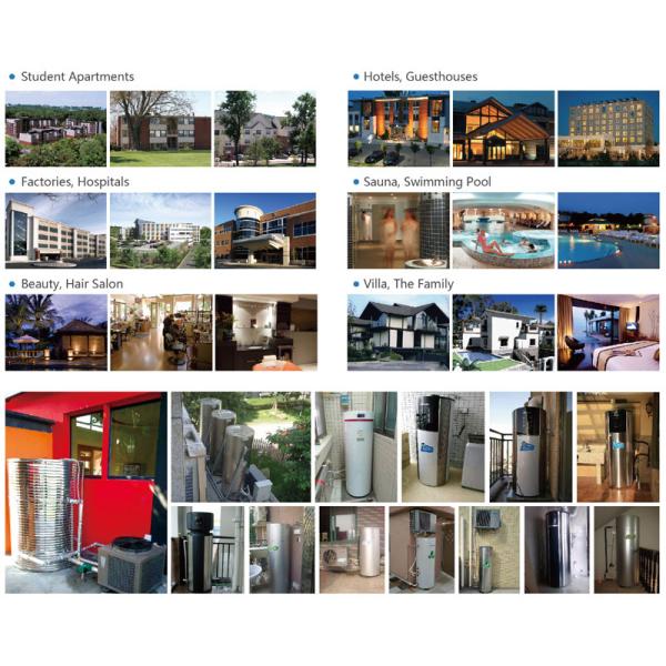 Воздух высокой эффективности блока теплового насоса квартиры установленный стеной гибридный к нагревателю воды