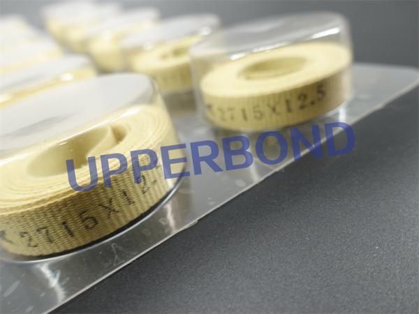 fibra de linho de Kevlar das fitas de Rod Maker KDF2 Garniture do filtro de 2715x12.5mm