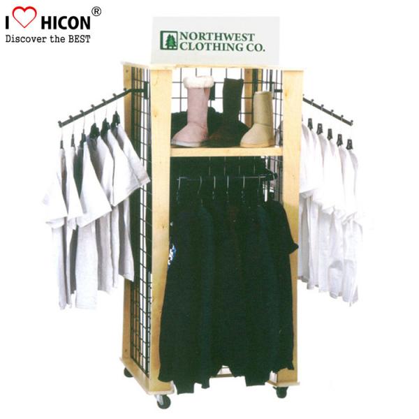 Clothing Store Fixture Custom Chain Store Wood Clothes Displays