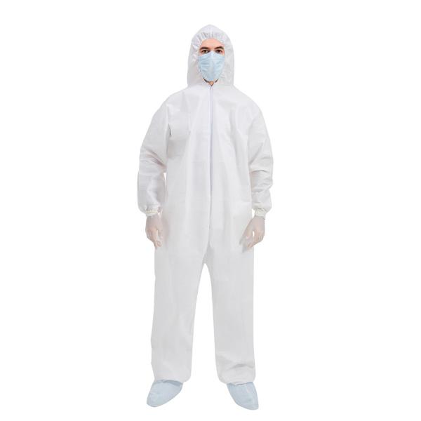 Breathable 65gsm Microporous Non Woven Disposable Gowns