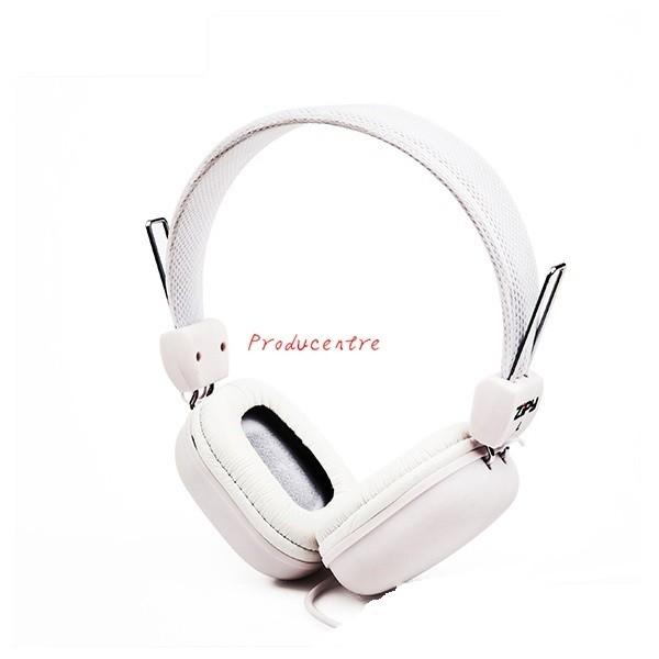 Universal square ear cover Sport MP3 Wired Headphone for music and PC Computer game in black