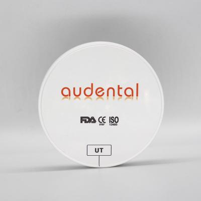 Dental UT/DUT Bloque de zircónía de alta transparencia de presilvación de múltiples capas