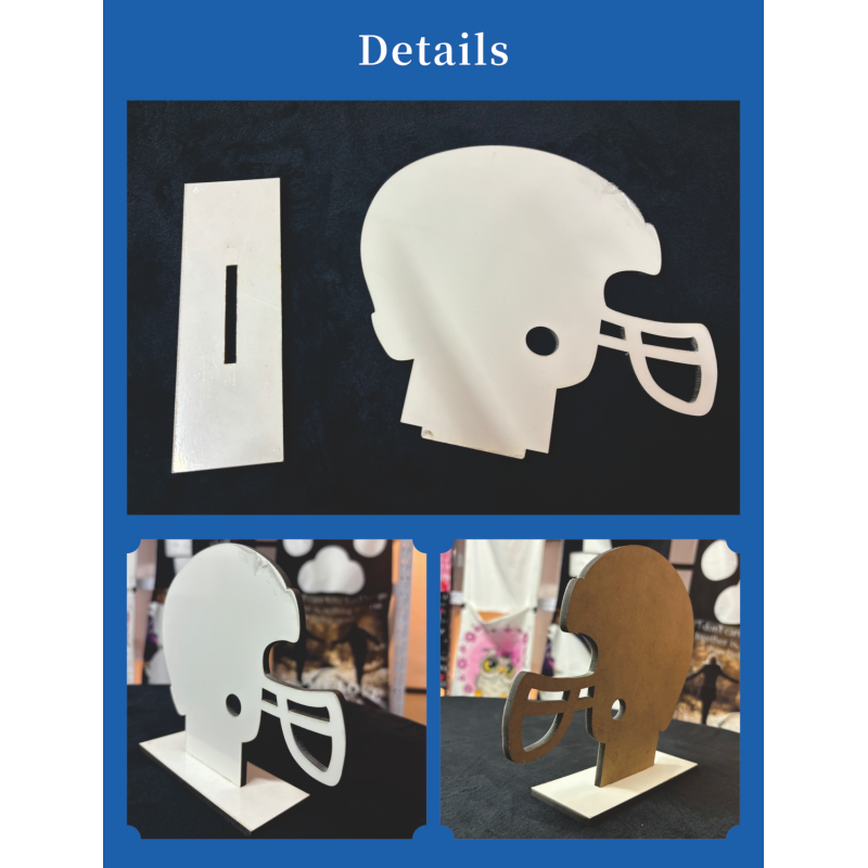 ZELOYAUT High Quality Print Picture Wood Frame Wholesale Wooden Helmet Sublimation Photo Frame Nice Desk Decoration Gift