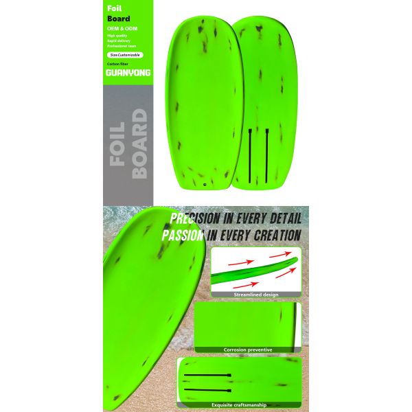OEM Carbon Fiber Foil Board Surfboard Hard EPS PVC Wingfoil Pump EVA Material