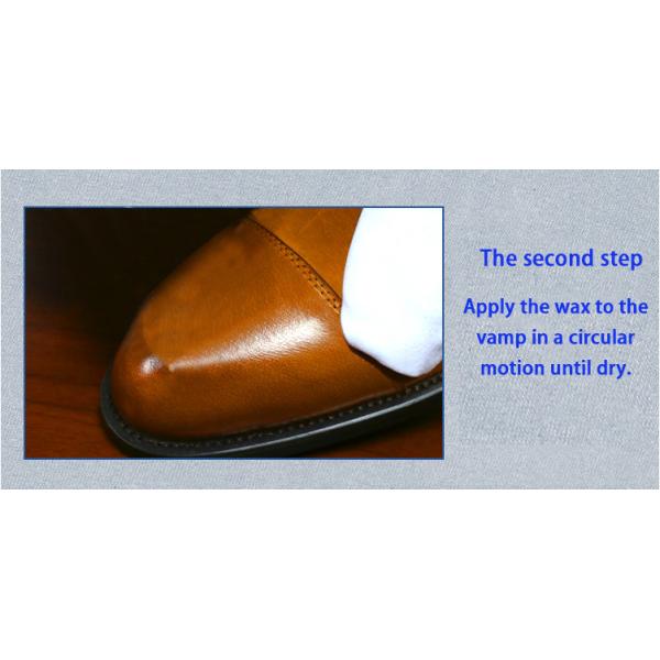 Ровный кожаный кормя воск кожаного ботинка карнаубы сливк польский