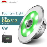 Luces cambiantes 6W IK10 de la fuente del color de SMD3535 SS316L