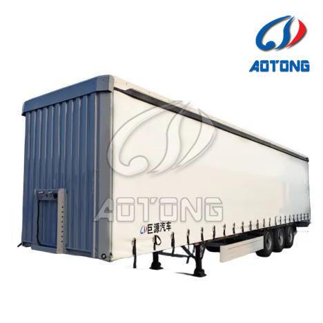 14000mm Curtain Trailer for Russia Market Steel Main Beam 500mm Hight Europe Standard