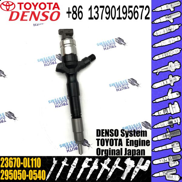 injetor de combustível comum do trilho do injetor de combustível FTV de 236700L110 TOYOTA 2.5L