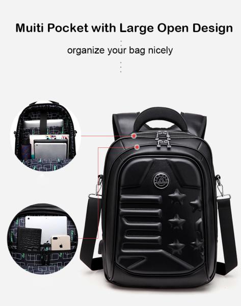 17 Inch Laptop Backpack Travelling Bags School Bag USB Charging Port 42x32x14cm