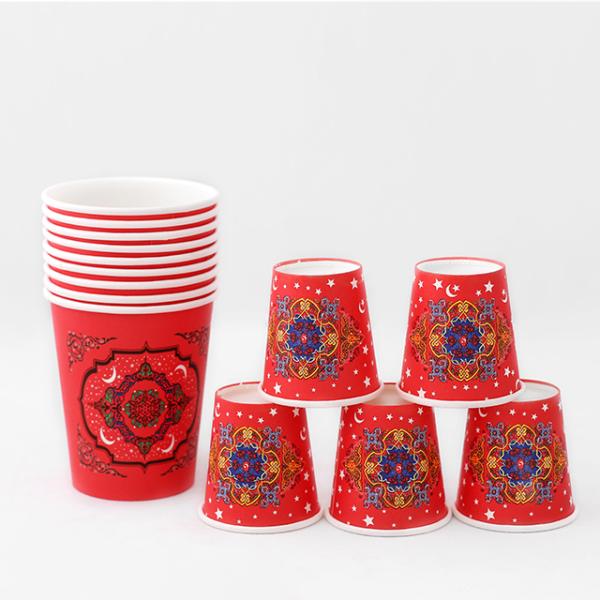 270 ml disposable single paper cup 9.5 oz eco-friendly PLA coating