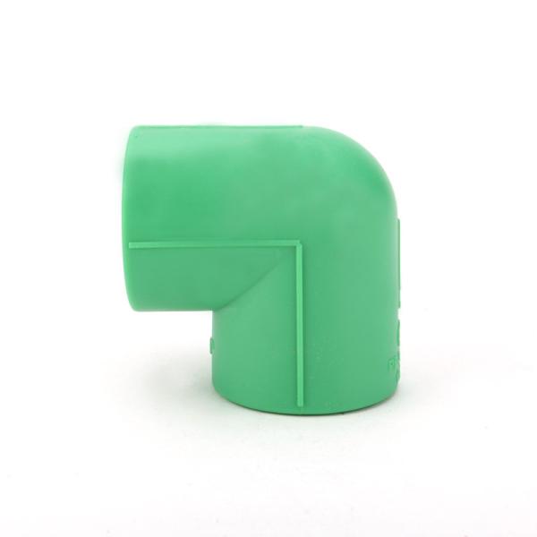 Tamanho 20-160mm do OEM da cor dos encaixes de tubulação PPR de PPR 90°Elbow ISO9001 DIN8077/8078