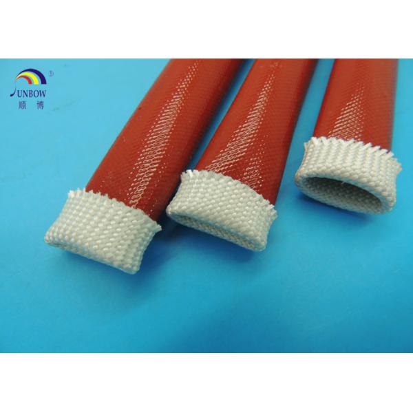 Electrical Insulation Sleeving Silicone Resin Fiberglass Sleeving / Tubing /