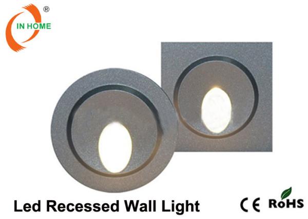 Luzes Recessed de alumínio de fundição da parede do diodo emissor de luz para a escada exterior/etapa