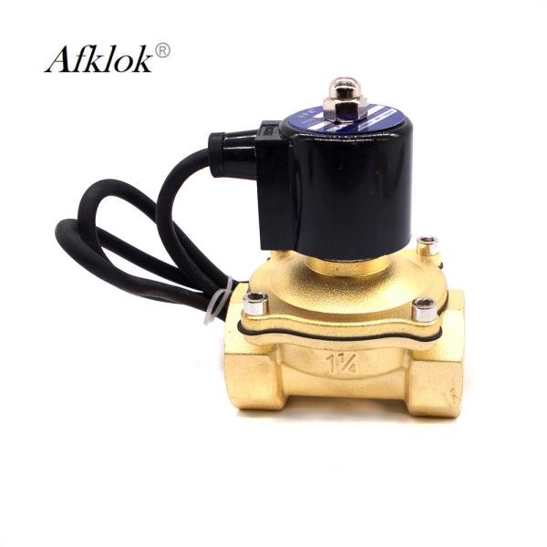 Baixa tensão do diafragma de bronze C.C. 12V da válvula de solenoide da água de 1,5 polegadas