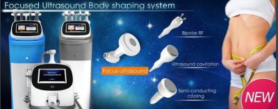HIFU +Cavitation+rf handle for wrinkle removal and body slimming