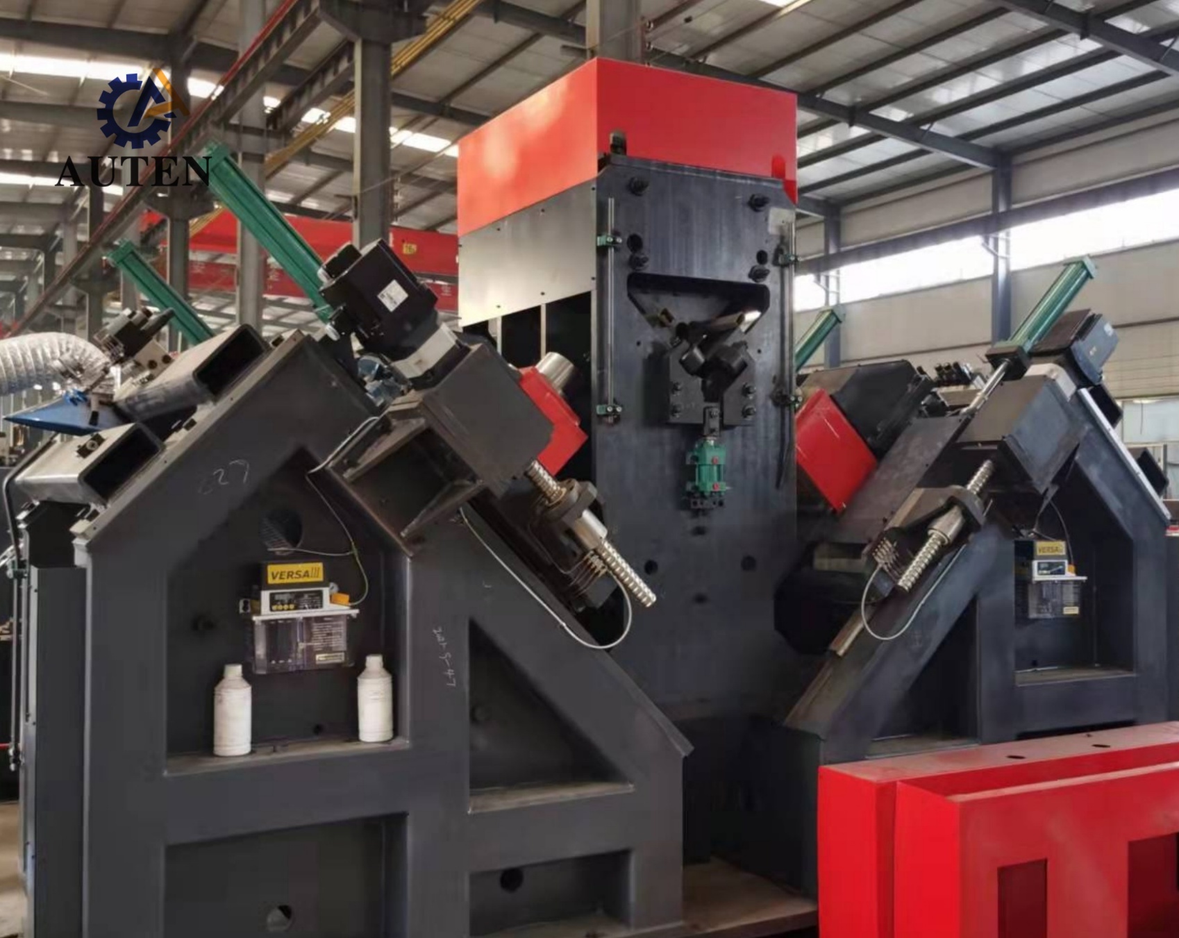 Model ADM3635 CNC Angle Drilling And Marking Processing Line For Power Tower