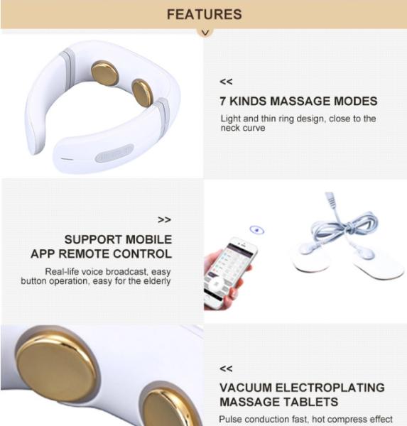 meridian massage Cervical pain spine multi-site massage therapy machine with a meridian massage patch