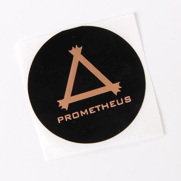 1.5in Black Glossy Sticker Paper For Packaging Cosmetics Beauty