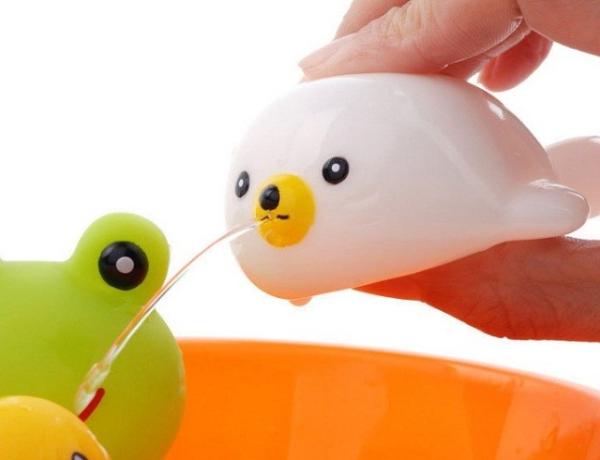 8.5cm Length Squeezing Rubber Bath Toys Phthalate Free Vinyl Crab / Octopus Shaped