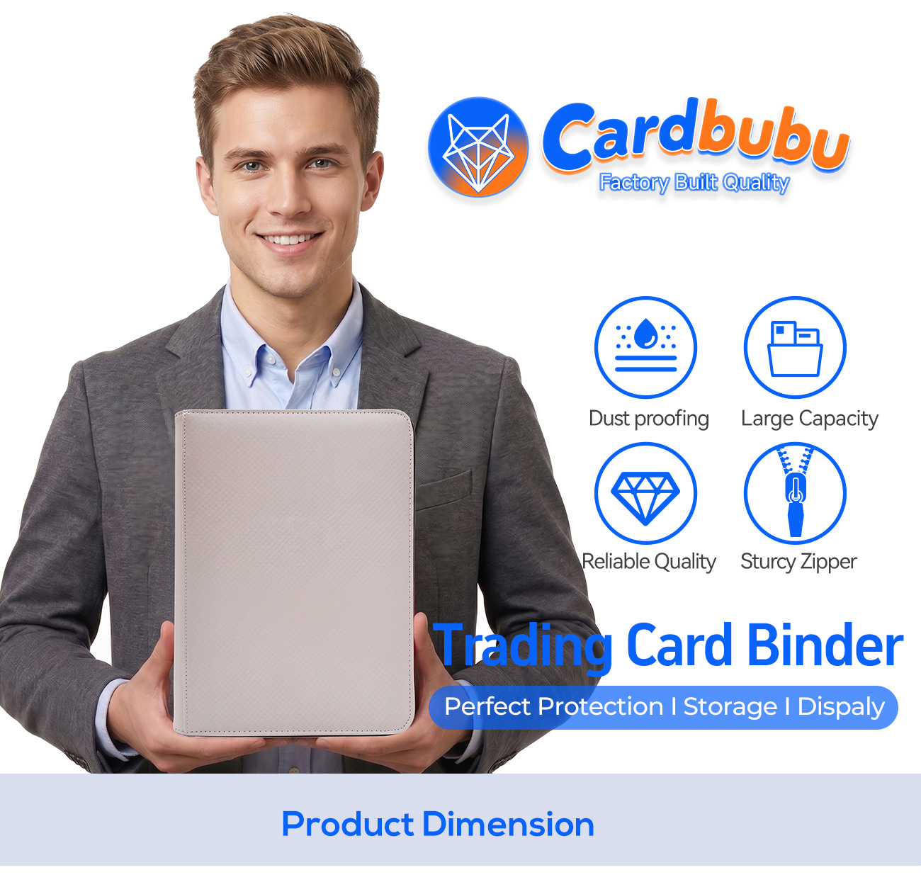 OEM Custom 360 Card Binder Factory for Game Companies Bulk Orders MTG factory
