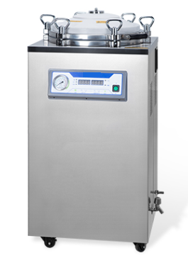 Liquid Crystal Digital Display Vertical Sterilizer Pre Vacuum Disinfection Cabinet
