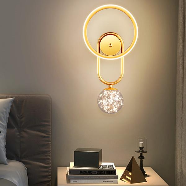 La lumière moderne en verre de mur montée par chambre à coucher a adapté épouser aux besoins du client des bougeoirs