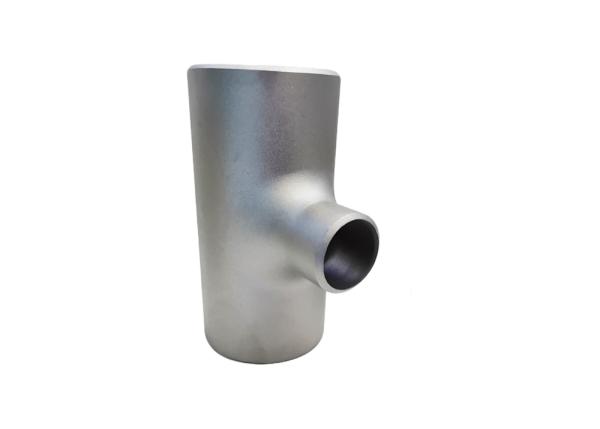 High-Quality ASTM B 16.9 Gr2 DN40×DN40×3mm Butt Welded Titanium Tube Reducing Tee for Industrial Use