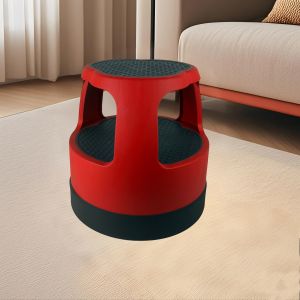 12 Inch Plastic Step Stool with 500 Lbs Capacity