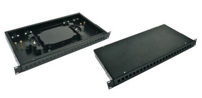 19 1U painel de distribuição ótico dos ethernet do quadro de distribuição da altura ODF