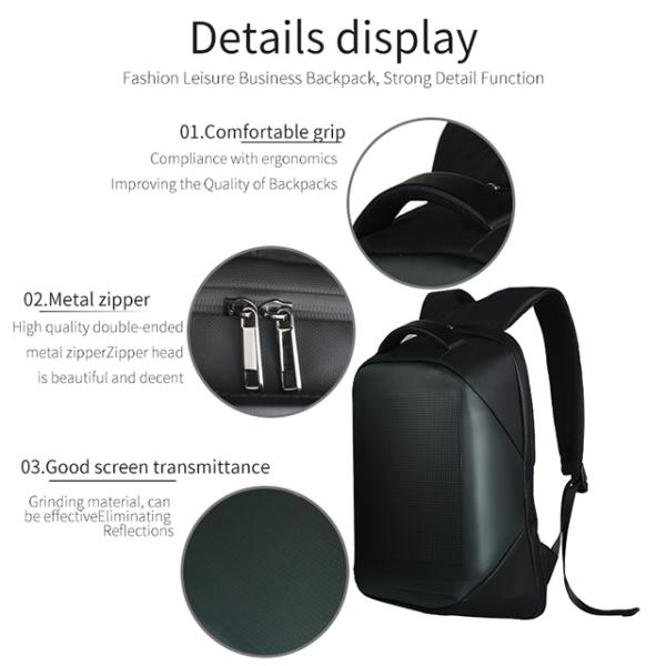 Soft Handle LED Display Backpack Your Perfect Companion for Outdoor Advertising