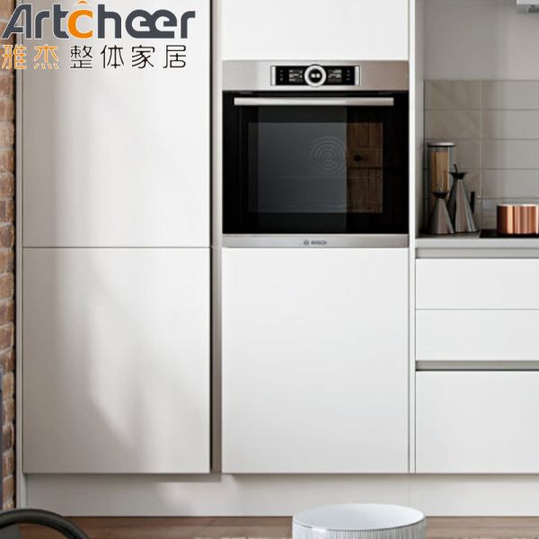 French Style Kitchen Cabinet with Mini Bar Cabinet and Custom Size for Small Spaces