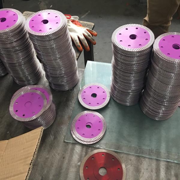 105mm Ceramic Tile Saw Blades , Marble Cutting Disc 1.8mm Segment Thickness