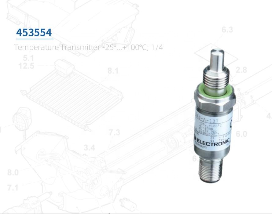 Temperature Control Sensor 453554  Putzmeister Concrete Pump Truck Parts
