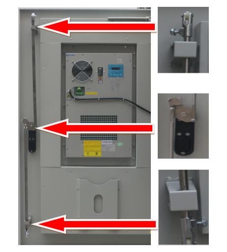 климата приложения оборудования антиржавейной краски 40U шкаф на открытом воздухе контролируемый