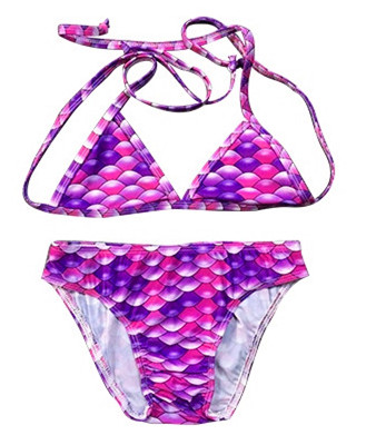 Pink Turquoise Childrens Mermaid Tails , Custom Mermaid Tails Easy Drying