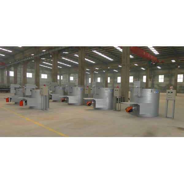 Неподвижный тип печь 800KG алюминиевого тигельного горна серебряная промышленная алюминиевая плавя