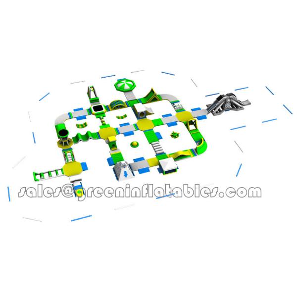 Harrison Inflatable Aqua Sports Water Park , Inflatable Water Playground