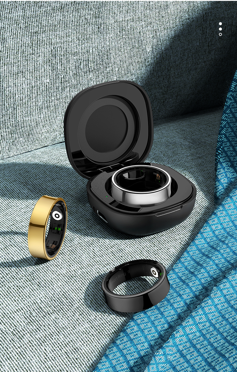 Eraysun Ours Smart Rings Waterproof Women R09 Fitness Tracker Pressure Remote Control Health 2025 Smart Ring for Men