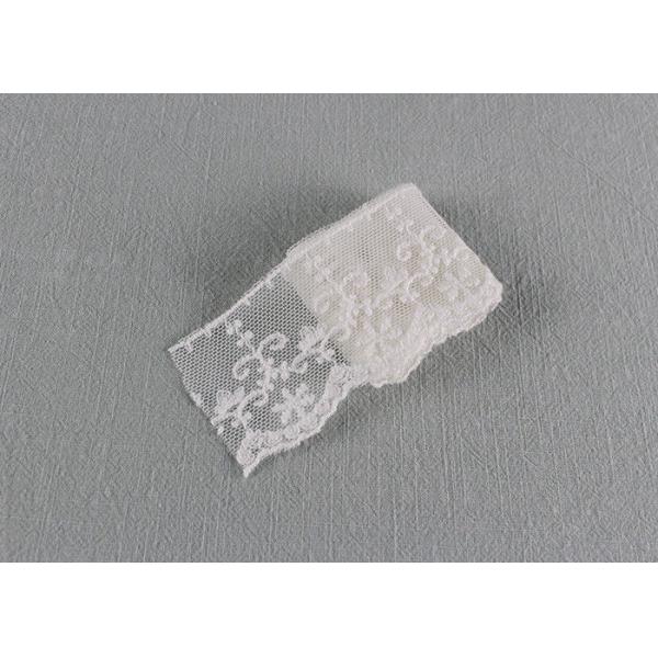 Вышитый шнурок Скаллопед отделкой края шнурка нейлона цветка ленты хлопка Тюль