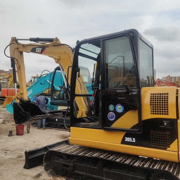 5 тонны ползучий тип CAT 305.5 Подержанные экскаваторы Хорошее качество